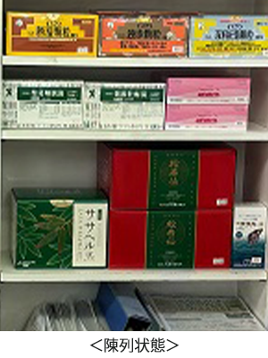 陳列状態